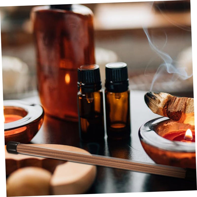 As Shown Color Agarwood Incense Sticks Airtight Storage Tubes Round Lid 12 Pack Portable Sample - Image 4